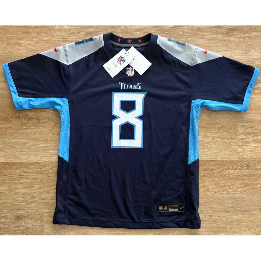 NWT Kids Nike Tennessee Titans Will Levis Jersey -Kids Large 14/16 - Navy Blue